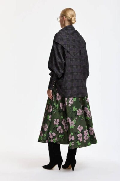 Kiss oversized shirt w/scarf C2 green Essentiel