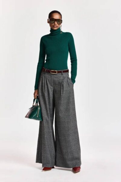 Kollection wide leg pants C1 steel pulse Essentiel