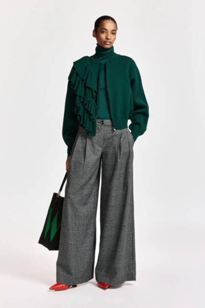 Kollection wide leg pants C1 steel pulse Essentiel