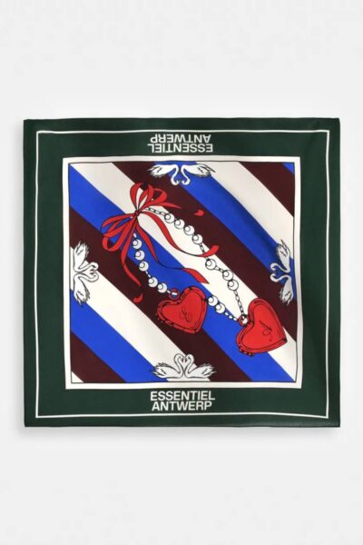 Kollege square scarf C1 forest Essentiel Antwerp