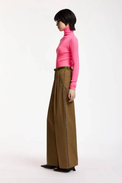 Korrupt studded pants camel club Essentiel