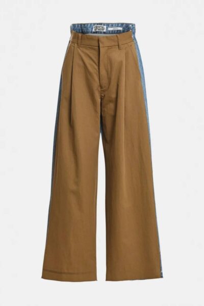 Krisp fabric mix jeans C1 camel club Essentiel