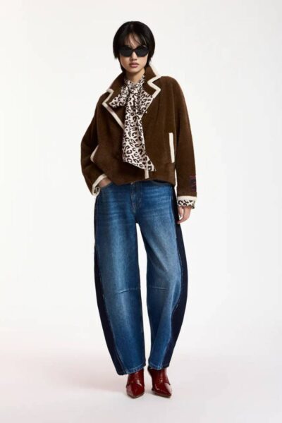 Kugar contrast cardigan bear me Essentiel