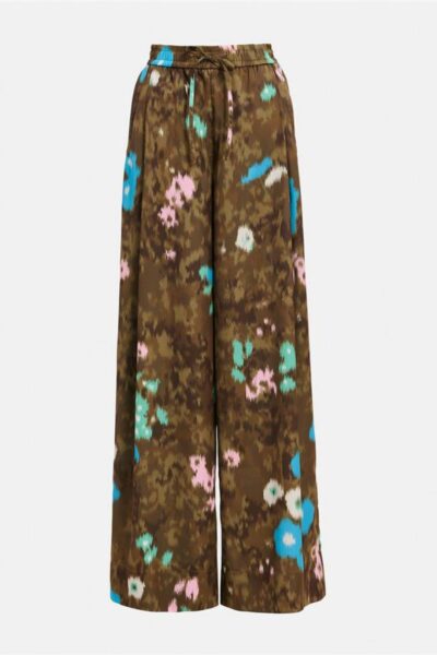 Fault wide leg pants C1 pine forest Essentiel