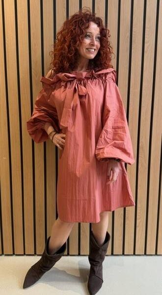 Dress etruscan red Essentiel Antwerp