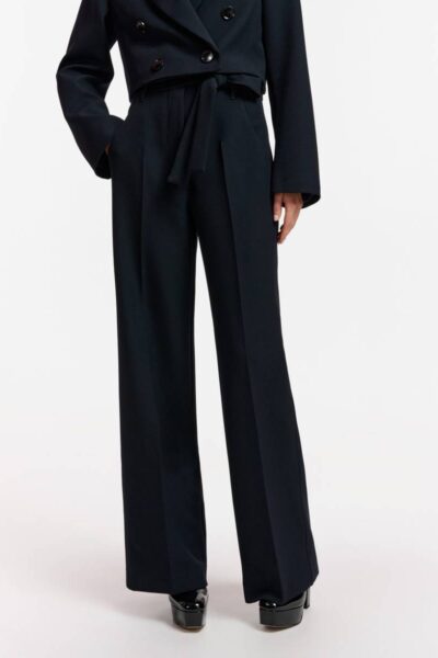 Emiss wide leg pants black Essentiel Antwerp