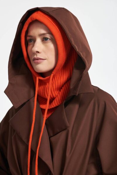 Emoticon ribbed balaclava tiger blossom Essentiel