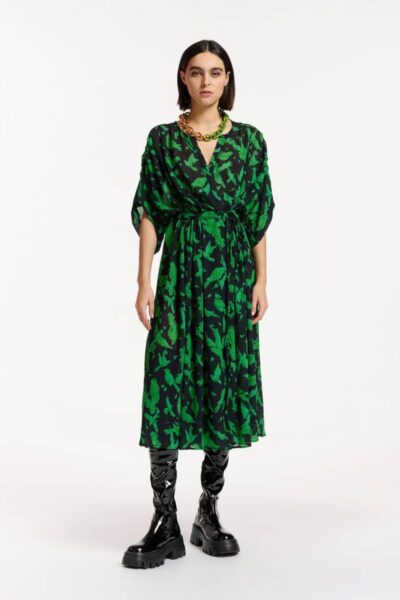 Evray oversized wrapdress Combo2 black Essentiel