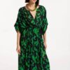 Evray oversized wrapdress Combo2 black Essentiel - Afbeelding 4