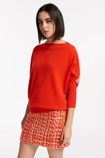 Excess bicolour pullover C3 tiger blos Essentiel