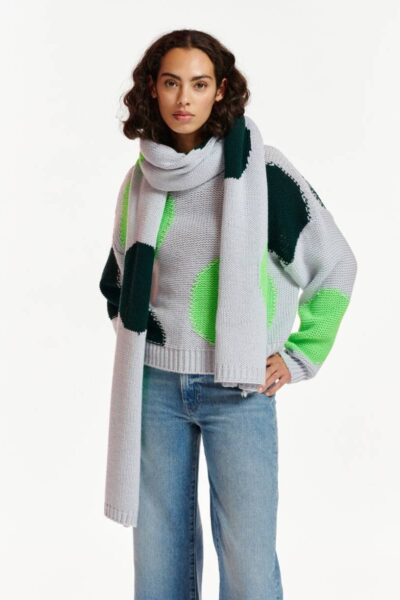 Extreme jacquard scarf C2 mint julep Essentiel