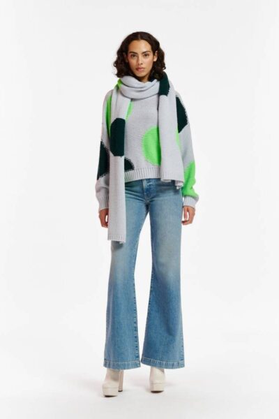 Extreme jacquard scarf C2 mint julep Essentiel