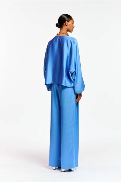 Fault wide leg pants bright sky Essentiel