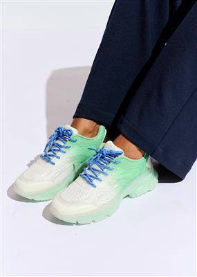 Filani sneakers C1 green lizard Essentiel