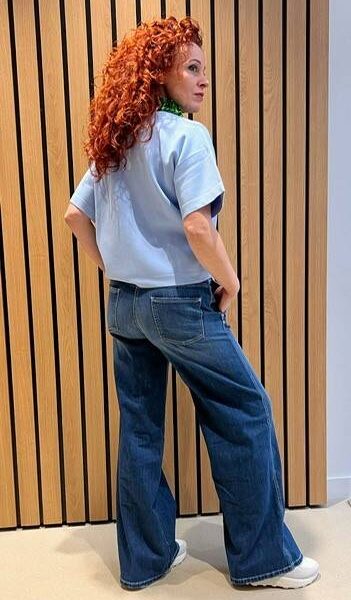 Alek mid blue denim splinted Cambio