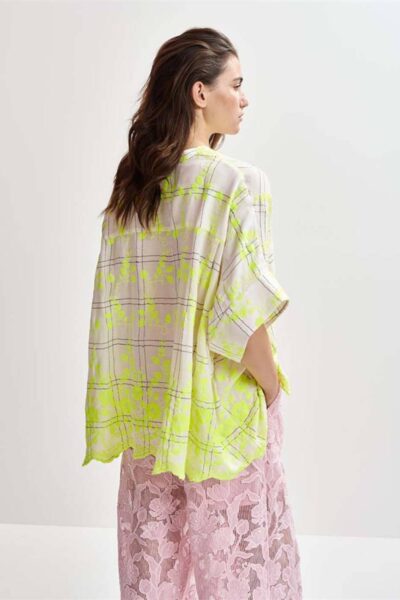 Hacramento embroidered shirt C1 off-wh Essentiel