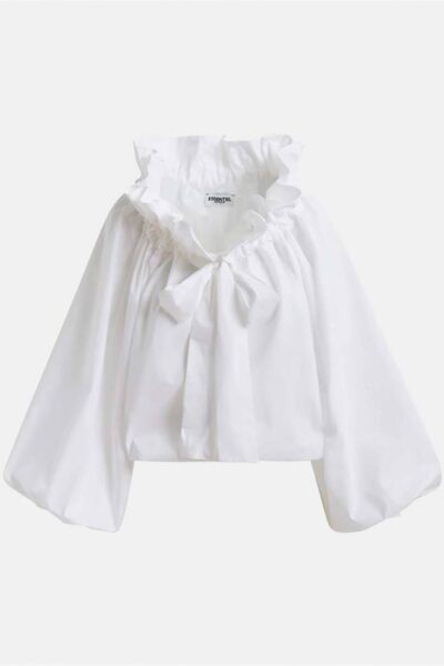 Haqiuri voluminous top white Essentiel