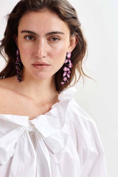 Haqiuri voluminous top white Essentiel