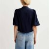 Heartfelt embellished shirt dark sapphir Essentiel - Afbeelding 3