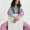 Hecrazy embroidered sweatshirt C1 nimbus Essentiel