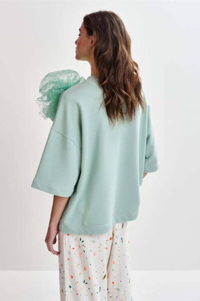 Himake sweatshirt with brooch tutu Essentiel