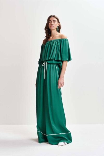 Hontgomery wide leg pants madison blue Essentiel