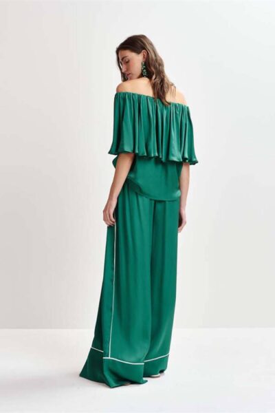 Hontgomery wide leg pants madison blue Essentiel