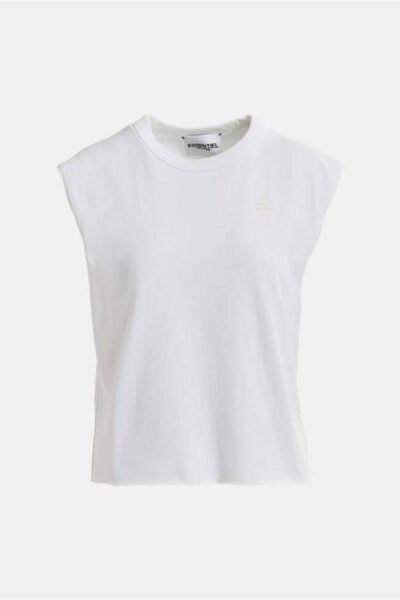 Hunique logo t-shirt white Essentiel