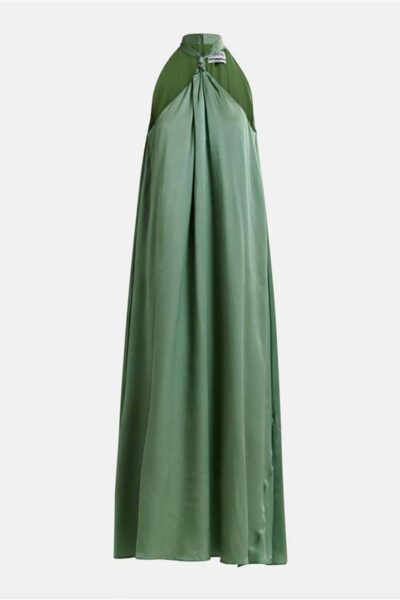Huppsala knot detail maxidress green Essentiel