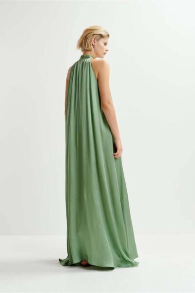 Huppsala knot detail maxidress green Essentiel