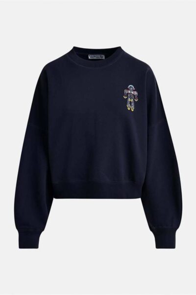 Ibernatus embroidered sweat navy Essentiel