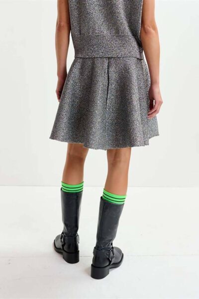 Icing knit flared skirt black Essentiel