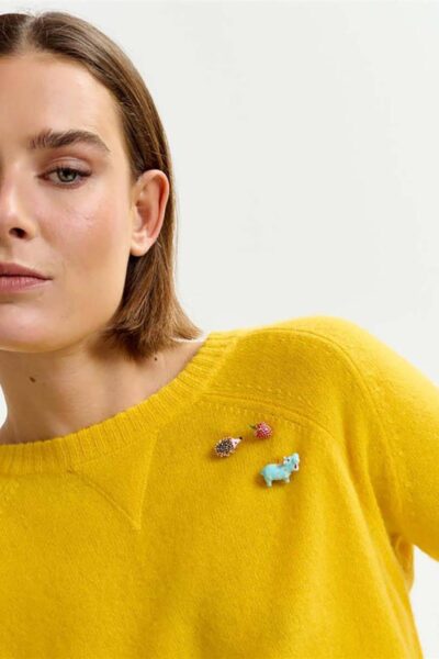 Ider trio charms pins C1 off white Essentiel