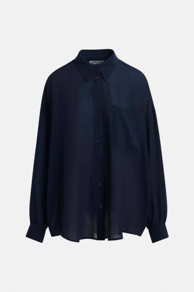 Ifire oversized shirt navy Essentiel Antwerp