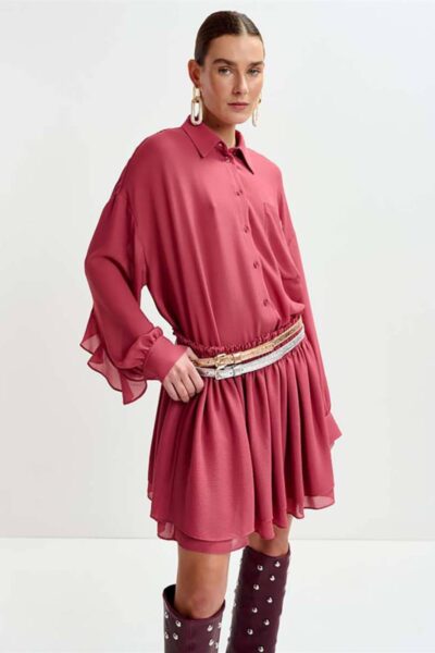 Ifire oversized shirt shrimp cocktail Essentiel