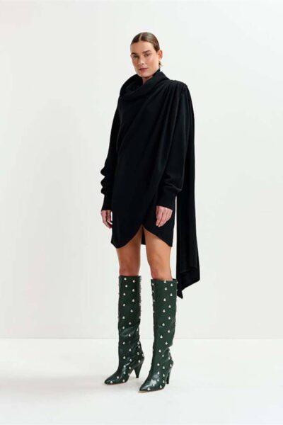 Illow knitted dress black Essentiel