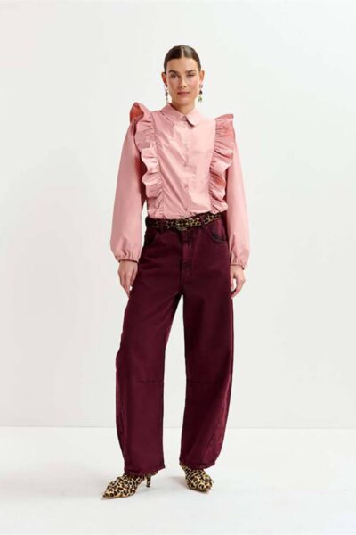 Impressive overdye jeans margot mauve Essentiel