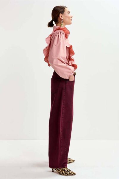 Impressive overdye jeans margot mauve Essentiel