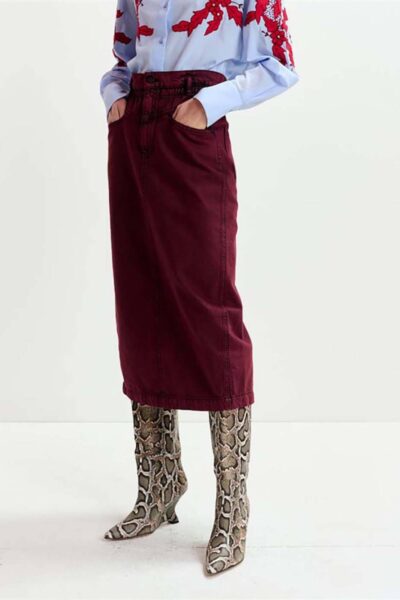 Inclusive overdye skirt margot mauve Essentiel