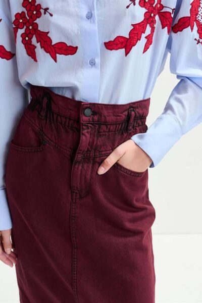 Inclusive overdye skirt margot mauve Essentiel
