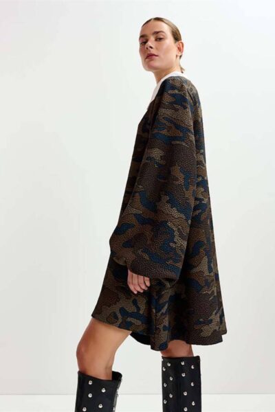 Inspector a-line dress C2 black Essentiel Antwerp