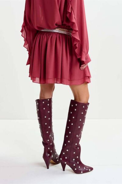 Ismile layered miniskirt shrimp Essentiel Antwerp