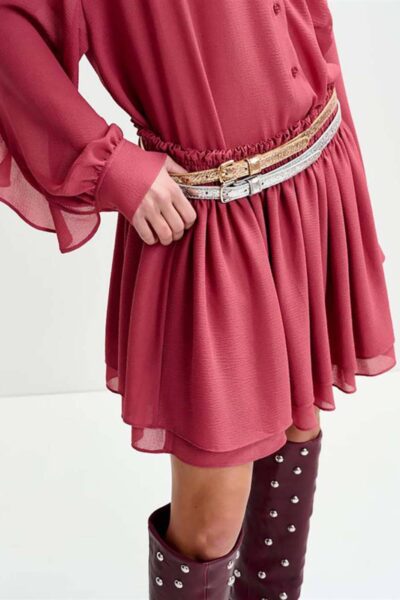 Ismile layered miniskirt shrimp Essentiel Antwerp