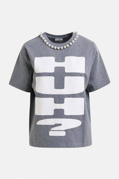 Isos beads ptint t-shirt shadow Essentiel