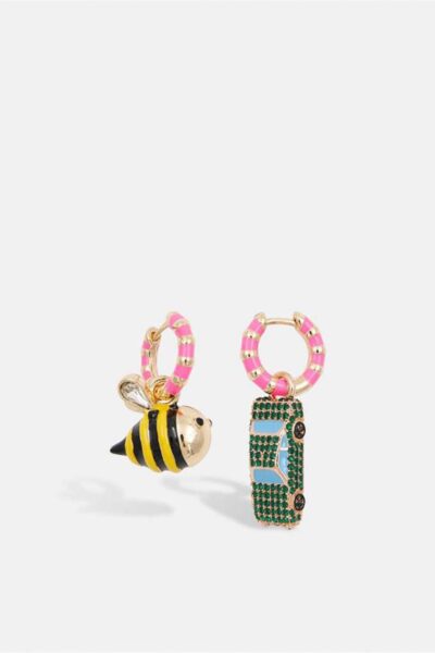 Istritti earrings with charms C1 pink Essentiel