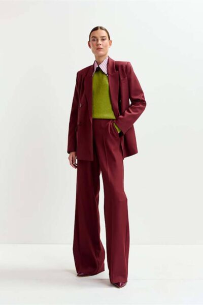 Izi waist pants margot mauve Essentiel Antwerp