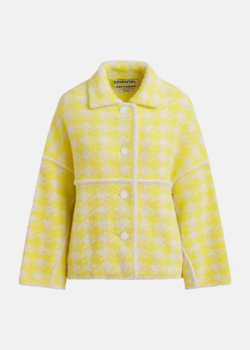 Joking knit jacket C2 lemon squeeze Essentiel - Afbeelding 5