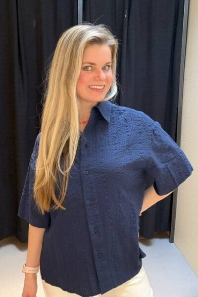 Jommy oversized shirt patriot blue Essentiel