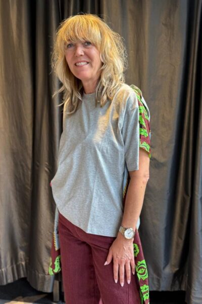 Kassis t-shirt with silk scarf C2 pulse Essentiel