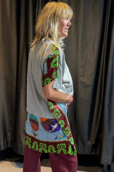 Kassis t-shirt with silk scarf C2 pulse Essentiel